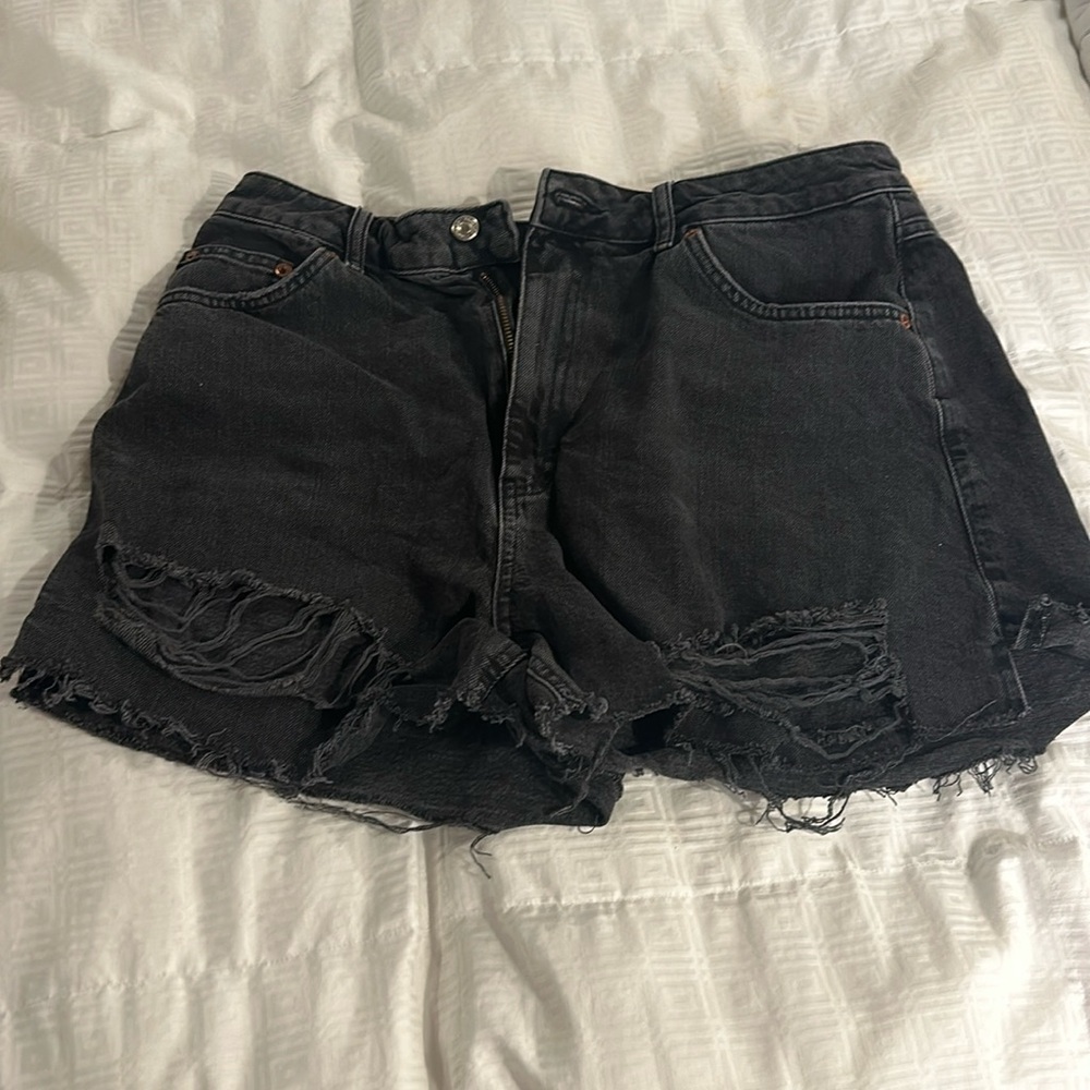 top shop jean shorts